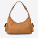 LOUISE leather top handle bag - Cognac