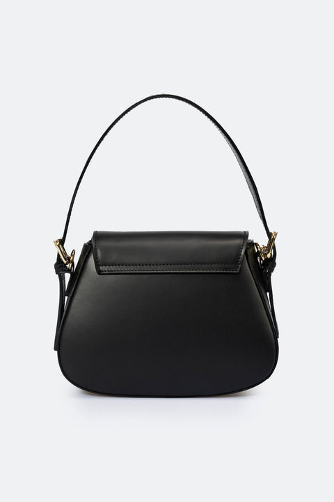 EDNA leather shoulder bag - Nero