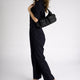 LOUISE leather top handle bag - Black