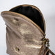 AGATHA leather crossbody bag - Gun Metal