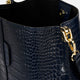 CAPRICE leather shoulder bag - Blue