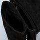 HAILEY suede crossbody bag - Black