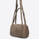 NOOR leather bowling bag - Taupe