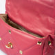 KYLIE leather top handle bag - Fuxia