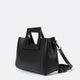 ANTHEA leather top handle bag - Black