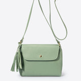ASTER Sac bandoulière en cuir - Menthe