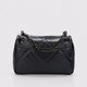 SIELLA leather shoulder bag - Black