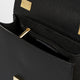ASTRID leather top handle bag - Black
