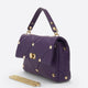 KYLIE leather top handle bag - Purple