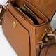 EDNA leather shoulder bag - Cuoio