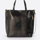 BRENDA leather shoulder bag - Black