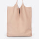 ARINA leather tote bag - Cipria
