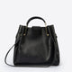 DIONE leather top handle bag - Nero