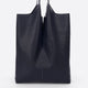 ARINA leather tote bag - Dark Blue