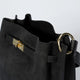 PHOEBE suede shoulder bag - Black