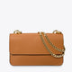CALLIE leather crossbody bag - Cognac