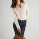 KYLIE leather top handle bag - Cuoio
