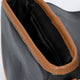 BELA leather crossbody bag - Black+Cognac