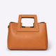 ANTHEA leather top handle bag - Cuoio