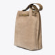 PHOEBE suede shoulder bag - Taupe