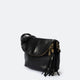 AGATHA leather crossbody bag - Nero