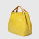 AZALEA leather top handle bag - Pistacchio+Cuoio