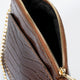 ZENA leather crossbody bag - Brown