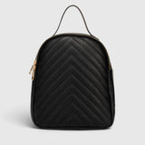 PAOLA Sac à dos en cuir - Noir