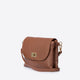 MAISIE leather crossbody bag - Brown