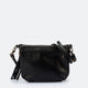 AGATHA leather crossbody bag - Nero