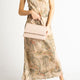 ASTRID leather top handle bag - Cipria