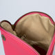 AGATHA leather crossbody bag - Fuxia