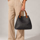 ARIA suede tote bag - Dark Brown