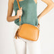 EBE leather crossbody bag - Cuoio