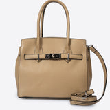 JUNE Sac à main en cuir - Taupe
