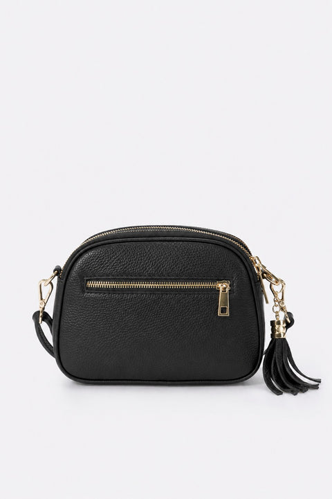 EBE leather crossbody bag - Black