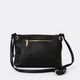 CASIA leather crossbody bag - Nero
