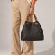 ARIA suede tote bag - Dark Green
