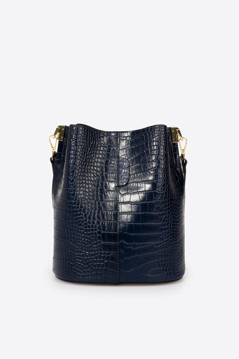 CAPRICE leather shoulder bag - Blue