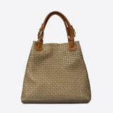 ARIA Sac cabas en cuir - Fango