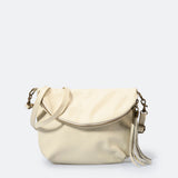 AGATHA Sac bandoulière en cuir - Latte
