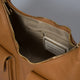 LOUISE leather top handle bag - Cognac