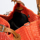 ARIA suede tote bag - Red