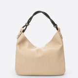 NORA Sac porté épaule en cuir - Taupe