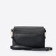 MAISIE leather crossbody bag - Black