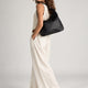 NORA leather shoulder bag - Black