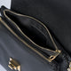 MAISIE leather crossbody bag - Black