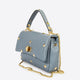 KYLIE leather top handle bag - Celeste