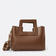ANTHEA leather top handle bag - Brown