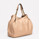 HELEN leather shoulder bag - Cipria